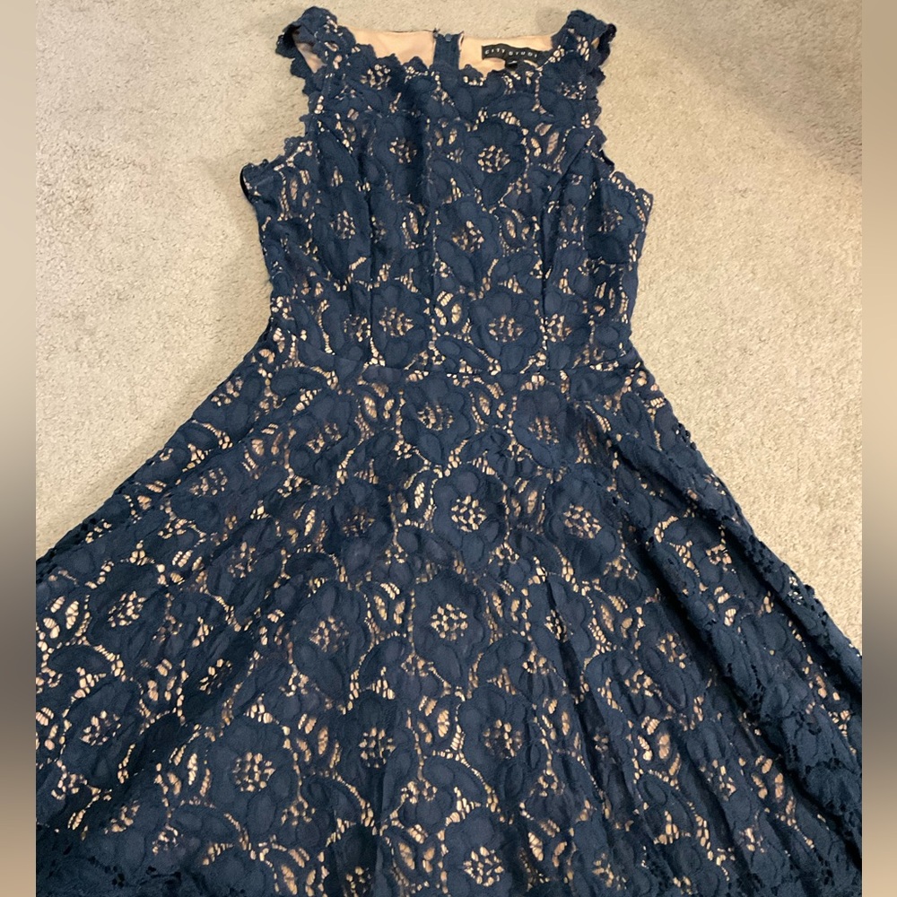 Like new City Studio Macy's blue lace dress